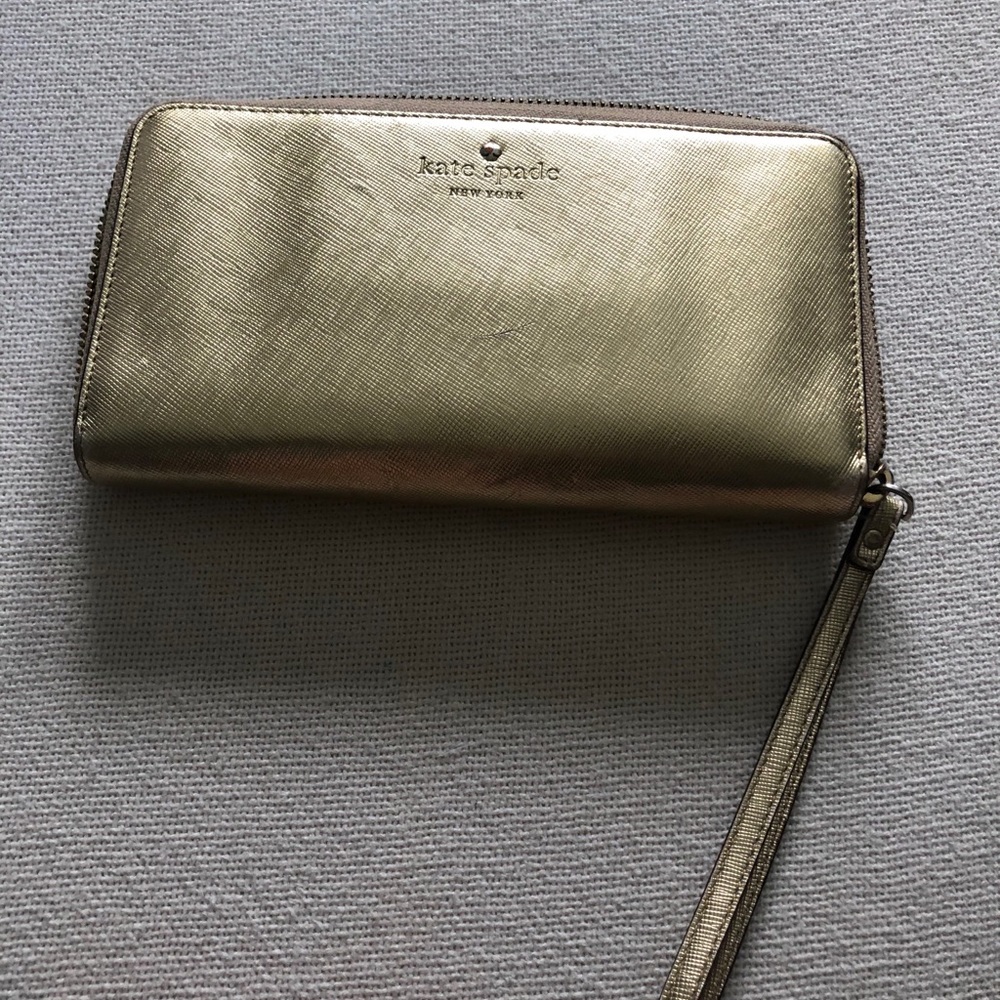 Kate Spade Gold Wallet